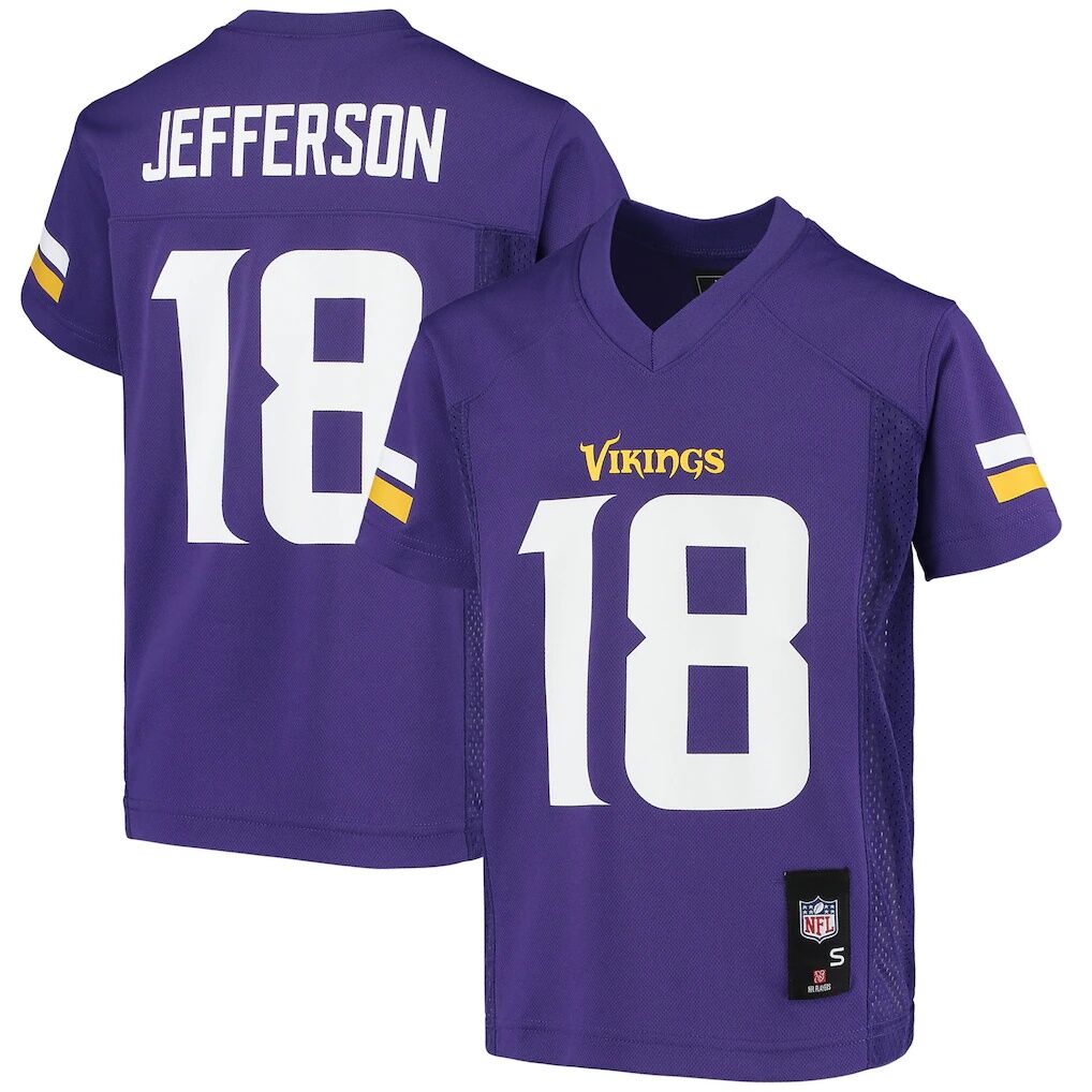 Justin Jefferson Minnesota Vikings Youth Replica Jersey