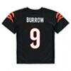Joe Burrow Cincinnati Bengals Preschool Replica Player Jersey - Black - Detail View