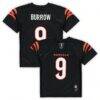 Joe Burrow Cincinnati Bengals Preschool Replica Player Jersey - Black - Front View