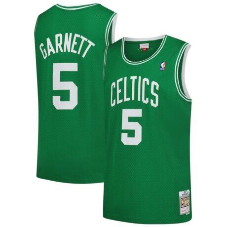 Kevin Garnett Boston Celtics Mitchell & Ness 2007/08 Hardwood Classics Swingman Jersey - - Front View