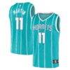 Cody Martin Charlotte Hornets Fashion7 Fast Break Replica Jersey - Teal - Front View
