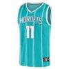 Cody Martin Charlotte Hornets Fashion7 Fast Break Replica Jersey - Teal - Side View