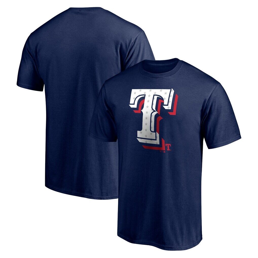 Texas Rangers Red White and Team T-Shirt