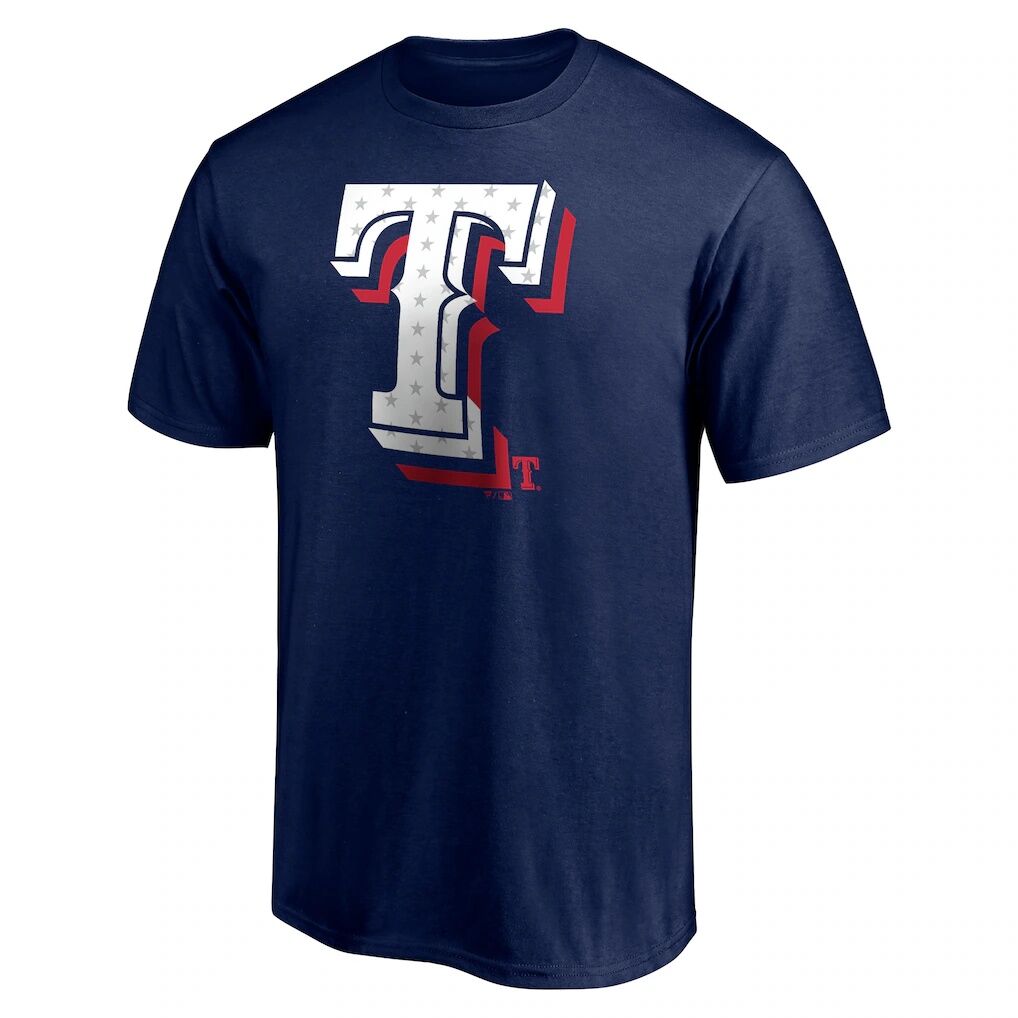 Texas Rangers Red White and Team T-Shirt