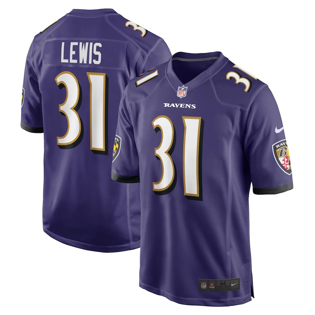 Jamal Lewis Baltimore Ravens Nike Retired Player Game Jersey