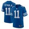 Michael Pittman Jr. Indianapolis Colts Nike Alternate Game Jersey - - Front View