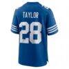 Jonathan Taylor Indianapolis Colts Nike Alternate Game Jersey - Royal - Detail View