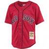 David Ortiz Boston Red Sox Mitchell & Ness Youth Cooperstown Collection Batting Practice Jersey - Red - Side View