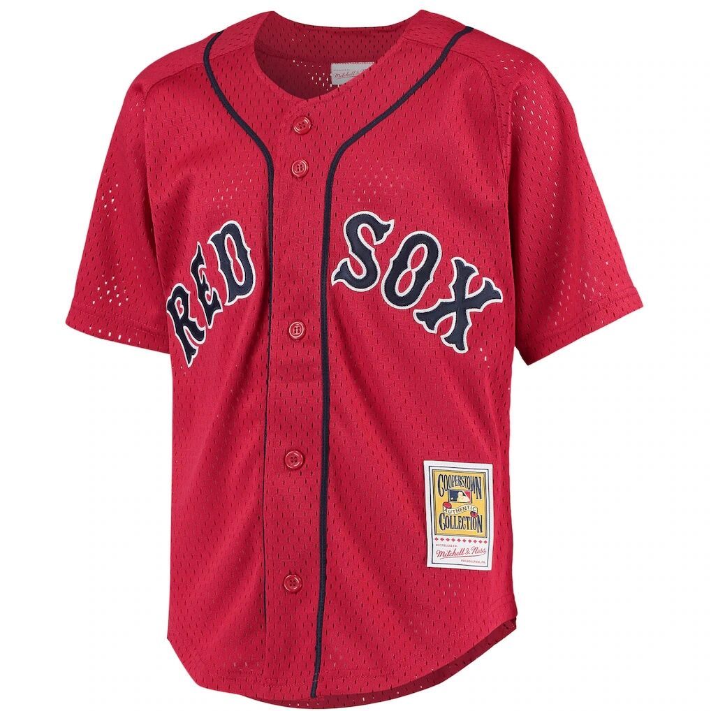 David Ortiz Boston Red Sox Mitchell & Ness Youth Cooperstown Collection Batting Practice Jersey