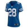 Jonathan Taylor Indianapolis Colts Nike Women's Alternate Game Jersey - - Side View