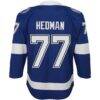 Victor Hedman Tampa Bay Lightning Youth Home Premier Player Jersey - Blue - Detail View