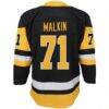 Evgeni Malkin Pittsburgh Penguins Youth Home Premier Player Jersey - Black - Detail View