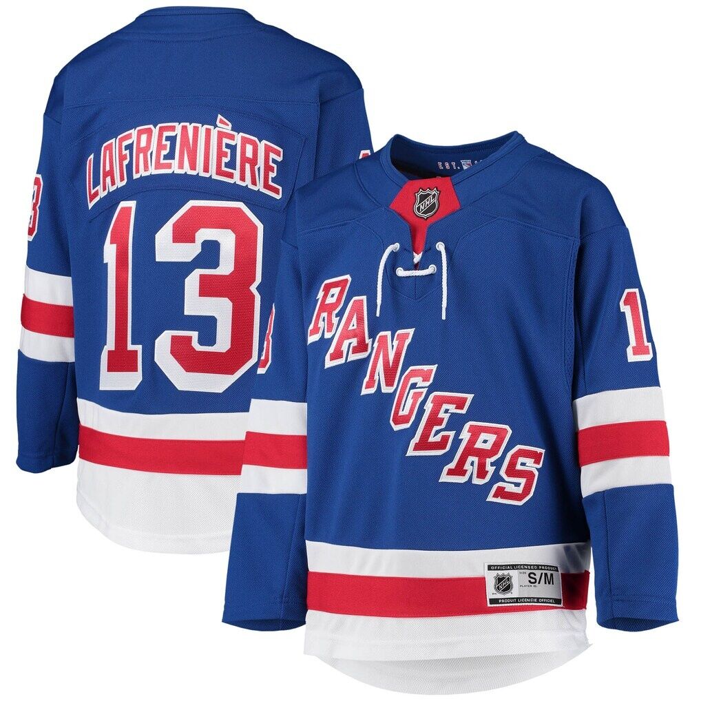 Alexis Lafreniere New York Rangers Youth Home Premier Player Jersey