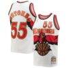 Dikembe Mutombo Atlanta Hawks Mitchell & Ness 1996/97 Hardwood Classics Swingman Jersey - White - Front View