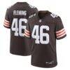 Don Fleming Cleveland Browns Nike Retired Player Jersey - Brown - Front View