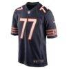 Red Grange Chicago Bears Nike Retired Player Jersey - Navy - Side View