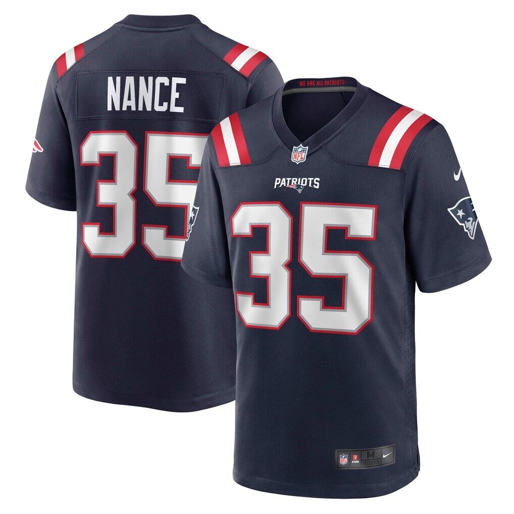 Jim Nance New England Patriots Nike Retired Player Jersey