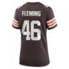 Don Fleming Cleveland Browns Nike Women's Retired Player Jersey - Brown - Detail View