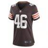 Don Fleming Cleveland Browns Nike Women's Retired Player Jersey - Brown - Side View