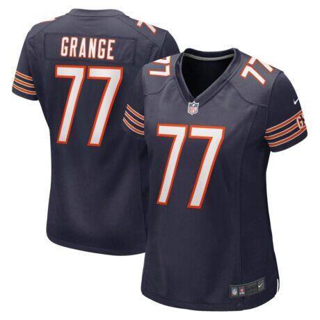 Red Grange Chicago Bears Nike Women's Retired Player Jersey - Navy - Front View