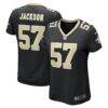 Rickey Jackson New Orleans Saints Nike Women's Retired Player Jersey - Black - Front View