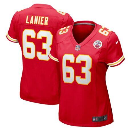 Willie Lanier Kansas City Chiefs Nike Women's Retired Player Jersey - Red - Front View