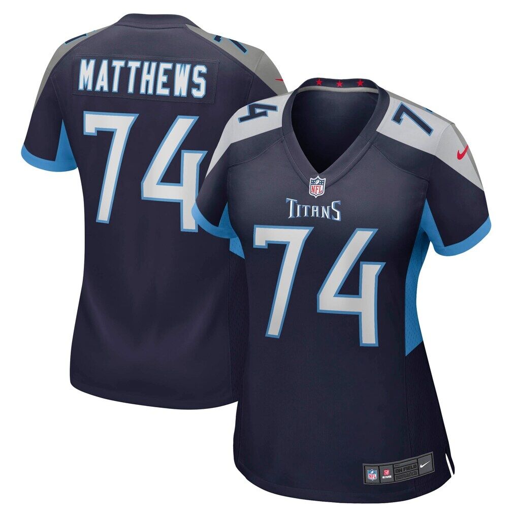 Bruce Matthews Tennessee Titans Nike Women's Retired Player Jersey