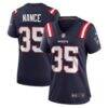 Jim Nance New England Patriots Nike Women's Retired Player Jersey - Navy - Front View
