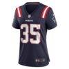 Jim Nance New England Patriots Nike Women's Retired Player Jersey - Navy - Side View