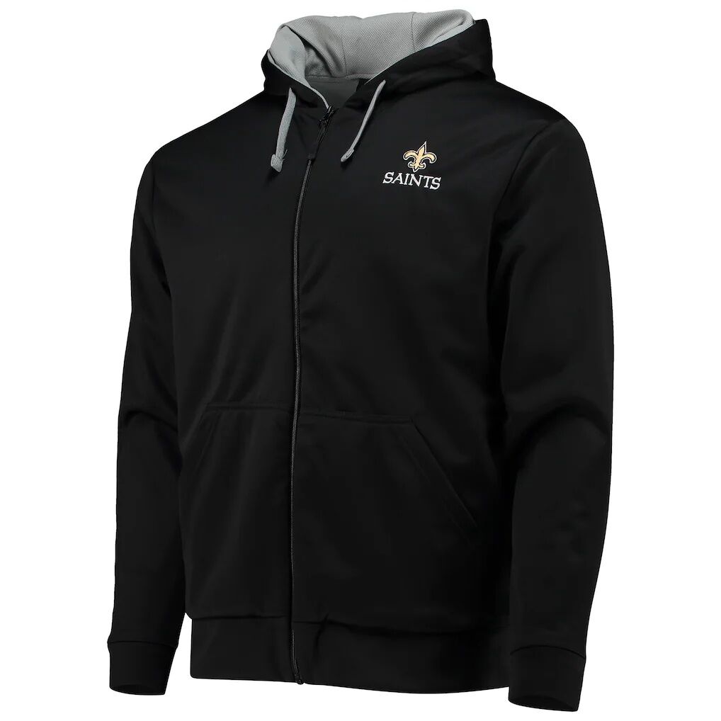 New Orleans Saints Dunbrooke Apprentice Full-Zip Hoodie - Black/Gray
