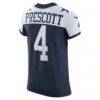 Dak Prescott Dallas Cowboys Nike Alternate Vapor Elite Player Jersey - Navy - Detail View