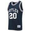 Gordon Hayward Butler Bulldogs Original Retro Brand Commemorative Classic Basketball Jersey - Navy - Front View