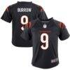 Joe Burrow Cincinnati Bengals Nike Infant Team Player Game Jersey - Black - Front View