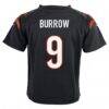 Joe Burrow Cincinnati Bengals Nike Preschool Game Jersey - Black - Detail View