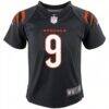 Joe Burrow Cincinnati Bengals Nike Preschool Game Jersey - Black - Side View
