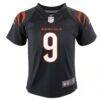 Joe Burrow Cincinnati Bengals Nike Toddler Game Jersey - Black - Side View