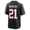 Deion Sanders Atlanta Falcons Nike Retired Player Alternate Game Jersey - Black - Detail View