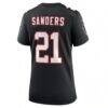 Deion Sanders Atlanta Falcons Nike Women's Alternate Retired Player Game Jersey - Black - Detail View