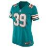 Larry Csonka Miami Dolphins Nike Women's Retired Player Jersey - - Side View