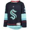 Philipp Grubauer Seattle Kraken Youth Home Replica Player Jersey - - Side View