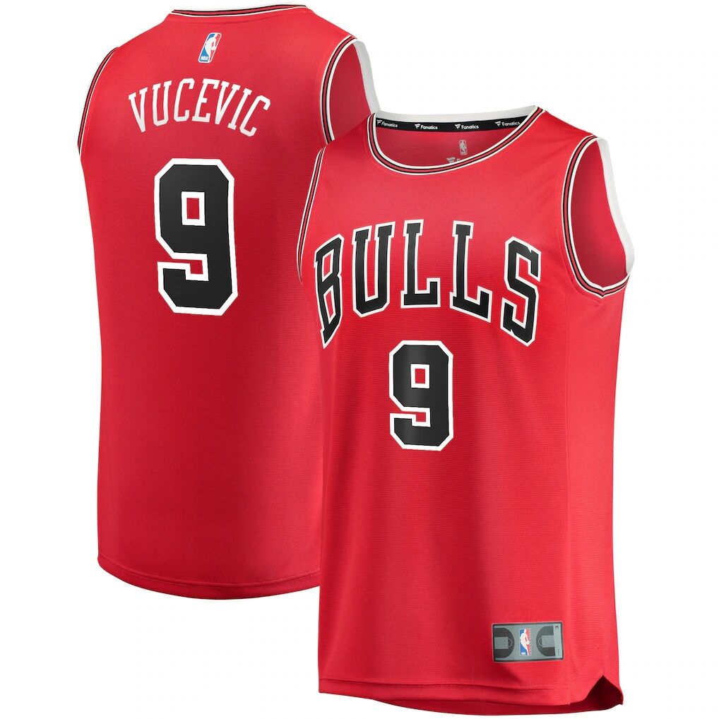 Nikola Vucevic Chicago Bulls Fanatics Youth Fast Break Replica Jersey – Icon Edition