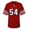 Fred Warner San Francisco 49ers Nike Youth Game Jersey - - Side View