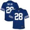 Jonathan Taylor Indianapolis Colts Nike Youth Game Jersey - - Front View
