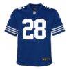 Jonathan Taylor Indianapolis Colts Nike Youth Game Jersey - - Side View