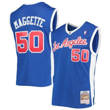 Corey Maggette LA Clippers Mitchell & Ness 2002/03 Hardwood Classics Swingman Jersey - - Front View