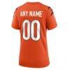 Cincinnati Bengals Nike Women's Alternate Game Custom Jersey - Orange - Side View