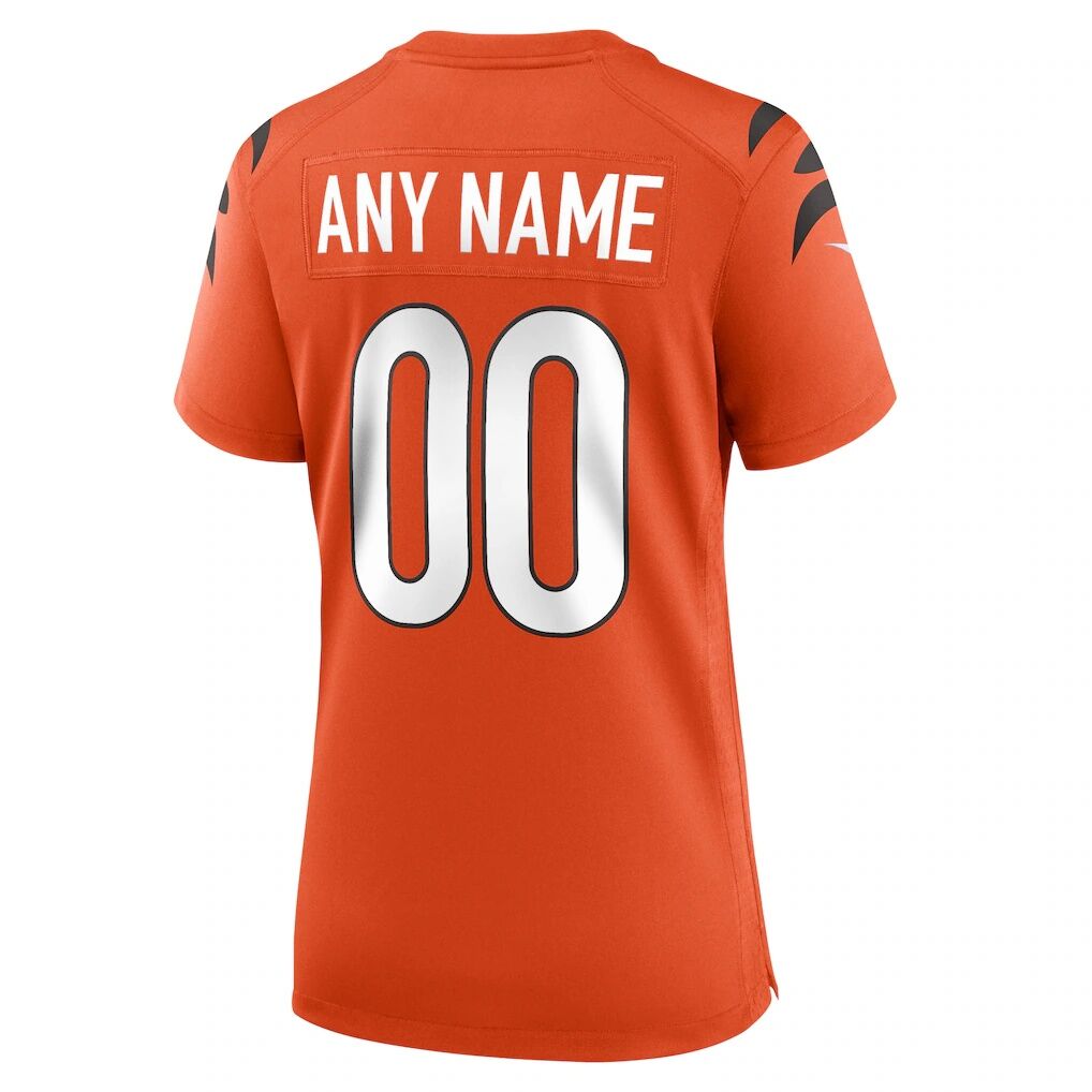 Cincinnati Bengals Nike Women’s Alternate Game Custom Jersey