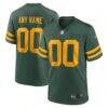 Green Bay Packers Nike Alternate Custom Jersey - Green - Front View