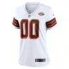 Cleveland Browns Nike Women's 1946 Collection Alternate Custom Jersey - White - Side View