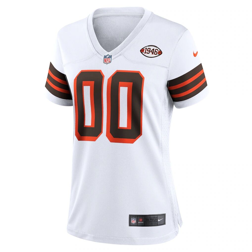 Cleveland Browns Nike Women's 1946 Collection Alternate Custom Jersey
